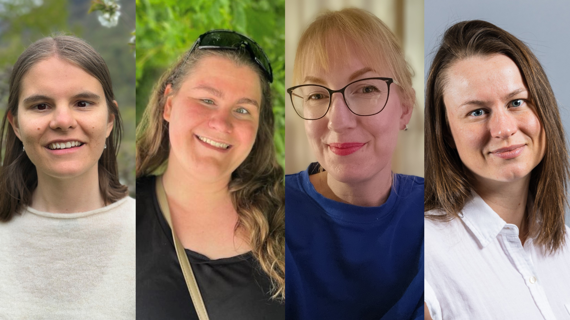 Fra venstre: Nora Bæverfjord Rye, Ragna Kornelia Unstad Forså, Marit Henriette Gustavsen og Camilla Gjerde Lund. (Foto: Stian A. Giltvedt/privat/NRK)